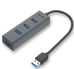 I-tec USB 3.0 Metal 4-portowy pasywny HUB USB, 4x port USB 3.0