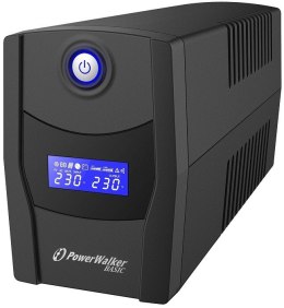 PowerWalker Zasilacz awaryjny line-interactive 800VA STL FR 2x PL 230V, USB, RJ11/45 In/Out