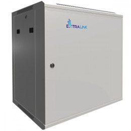 Extralink Szafka wisząca rack 12U 600x450 szara metalowe drzwi