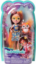 Mattel Lalka Enchantimals + Zwierzątko, Felicity Fox