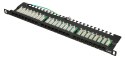 Extralink Patchpanel 24 porty 0.5U CAT6 UTP