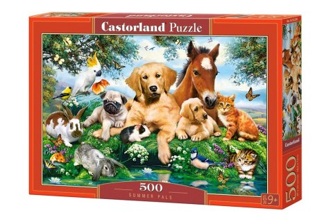 Castor Puzzle 500 elementów Zwierzątka Letni kumple