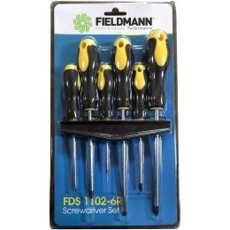 Fieldmann Zestaw 6 wkrętaków śrubokrętów FDS 1102-6R