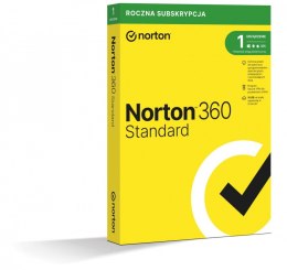 Norton 360 Standard 10GB PL 1Użytkownik, 1Urządzenie, 12Miesięcy 21408666