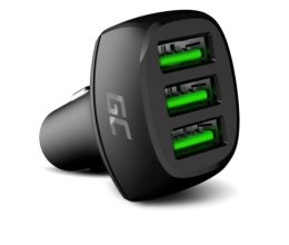 Green Cell Ładowarka samochodowa PowerRide 54W 3xUSB 18W z Ultra Charge