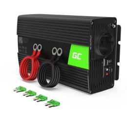 Green Cell Przetwornica 24V/230V 1000W/2000W Czysty sinus