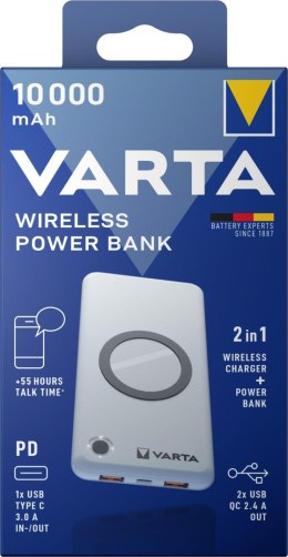 Powerbank Varta WIRELESS 10000 mAh