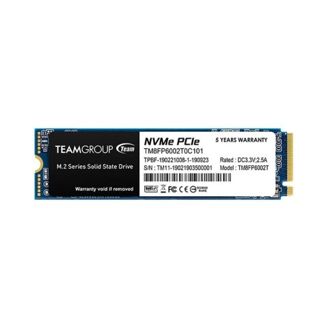 Dysk SSD Team Group MP33 2TB M.2 2280 PCIe NVMe (1800/1500)