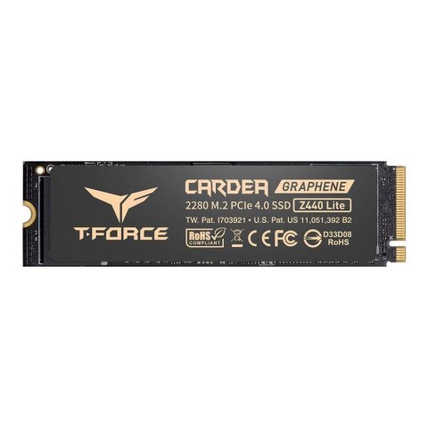 Dysk SSD Team Group T-FORCE Cardea Z440 Lite 1TB M.2 PCIe NVMe Gen4 x4 2280 (5000/4200)