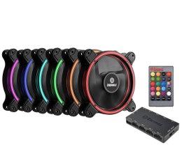 Wentylator Enermax T.B. RGB 120mm 6-pack +Hub (UCTBRGB12-BP6)