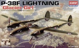 Academy Model plastikowy P-38F Lighting Glacier Girl 1/48