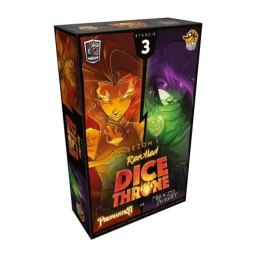 Lucky Duck Games Gra Dice Throne Starcie 3 Piromantka vs. Mroczny złodziej