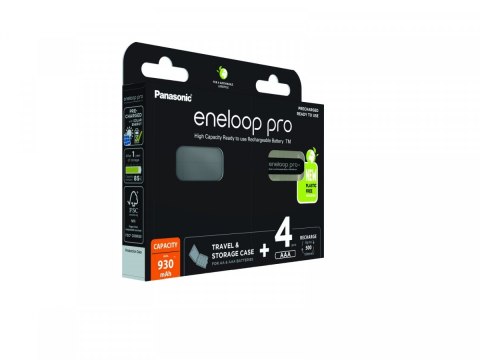 Panasonic Eneloop PRO akumulator AAA 950 mAh 4 szt+pudełko