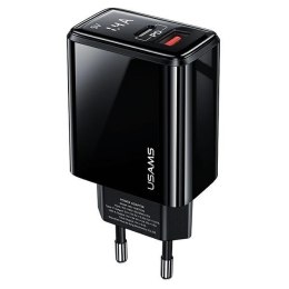 USAMS Ładowarka sieciowa T40 20W USB/USB-C PD 3.0