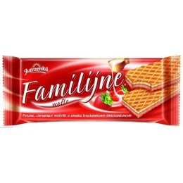 WAFLE JUTRZENKA FAMILIJNE 180g TRUSKAWKOWE