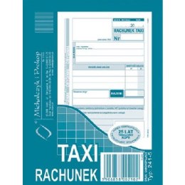 TAXI rachunek A6