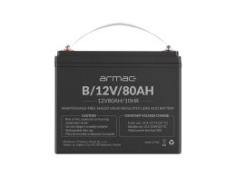 Armac Akumulator 12v agm 12v 80ah uniwersalny B/12V/80AH