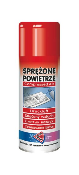 Sprężone powietrze 400ml.-palne MICROCHIP ART.015