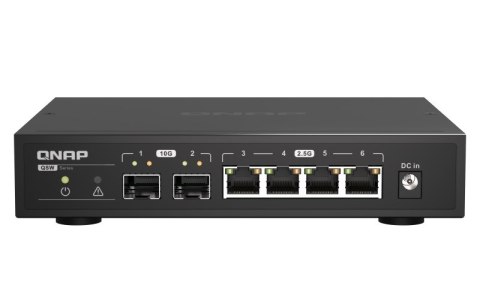 Qnap QSW-2104-2S, 4 x 2.5GbE, 2x 10GbE SFP+, unmanaged switch