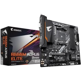 Gigabyte Płyta główna B550M AORUS ELITE AM4 4DDR4 2HDMI/DVI-D mATX