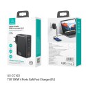 USAMS Ładowarka sieciowa GaN 100W PD 3xUSB-C/ USB T50