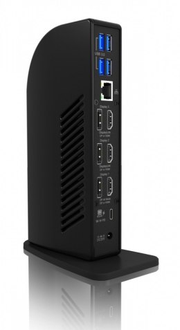 IcyBox Stacja dokująca IB-DK2256AC 12in1,HDMI,DP,USB,CR,LAN,PD 96Watt