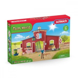 Schleich Zestaw figurek Duża stodoła ze zwierzętami i akcesoriami Farm World