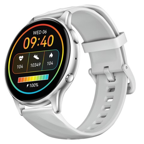 Kumi Smartwatch GW5 1.39 cala 300 mAh srebrny