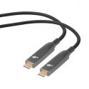 TB Kabel video USB C-C optyczny 4K hybryda 5m