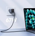 AUKEY PA-B6U OmniaMix II GaN ładowarka sieciowa 3xUSB (2xUSB C + 1xUSB A) 67W QC PD AFC SCP PPS UFCS