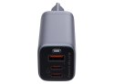 AUKEY PA-B6U OmniaMix II GaN ładowarka sieciowa 3xUSB (2xUSB C + 1xUSB A) 67W QC PD AFC SCP PPS UFCS