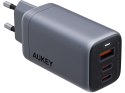 AUKEY PA-B6U OmniaMix II GaN ładowarka sieciowa 3xUSB (2xUSB C + 1xUSB A) 67W QC PD AFC SCP PPS UFCS