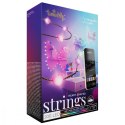 TWINKLY Inteligentne lampki dekoracyjne Strings USB-C (Candies) 200 LED RGB, serca, zielony przewód, 12 m