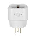 Savio Adapter podróżny, gniazdo EU wtyk US AP-03