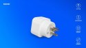 Savio Adapter podróżny, gniazdo EU wtyk US AP-03