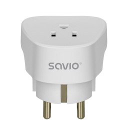 Savio Adapter podróżny, gniazdo US wtyk EU AP-01