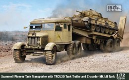 Ibg Model plastikowy Scammell Tank Transporter With TRCU30 Trailer and Crusader