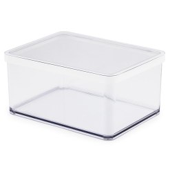 Rotho Pojemnik na przysmaki szeroki 2.25L LOFT transparentny/biały