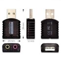 Karta dźwiękowa/Adapter dźwięku Axagon USB 2.0 48kHz/16-bit stereo Mini audio