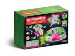 Magformers Klocki magnetyczne Glowing Craft 20 elementów