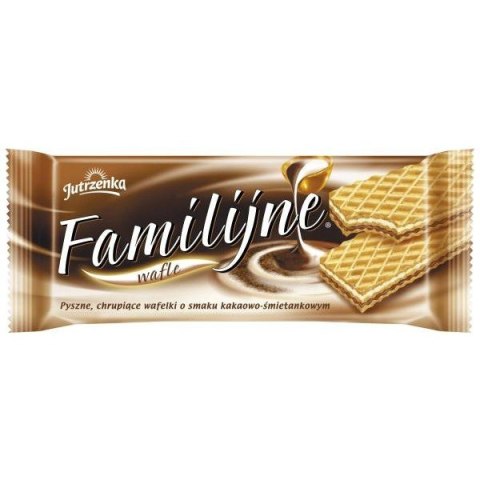 WAFLE JUTRZENKA FAMILIJNE 180g KAKAOWO-ŚMIETANKOWE